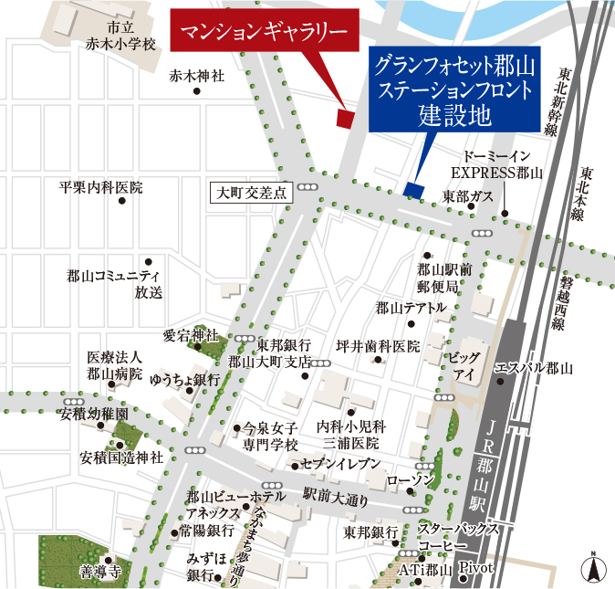 現地案内図